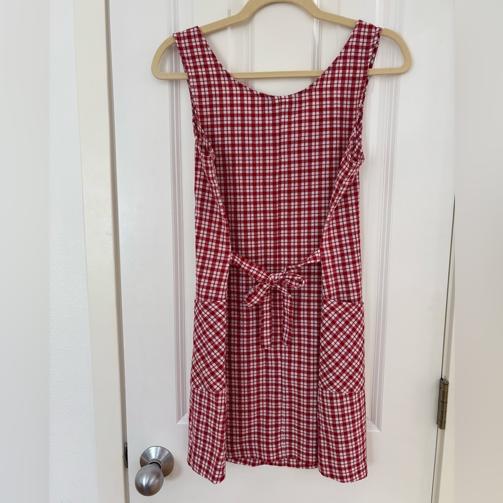 Vintage 90s Gingham Plaid Dress
